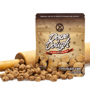 Baked Bags Delta 9 THC Dope Dough – Chocolate Chip (200 mg Total Delta 9 THC)