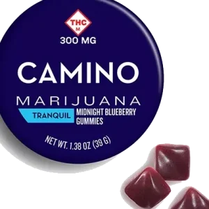 Camino Midnight Blueberry High Dose Gummies