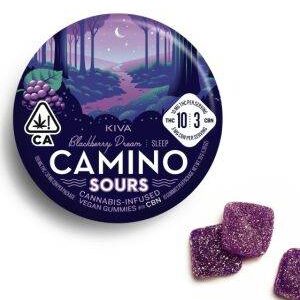 Camino Sours Blackberry Dream CBN Sleep Gummies