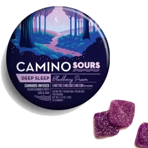 Camino Sours Blackberry Dream Deep Sleep Gummies