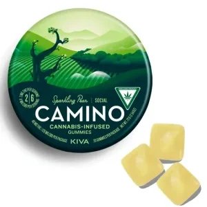 Camino Sparkling Pear CBD Gummies