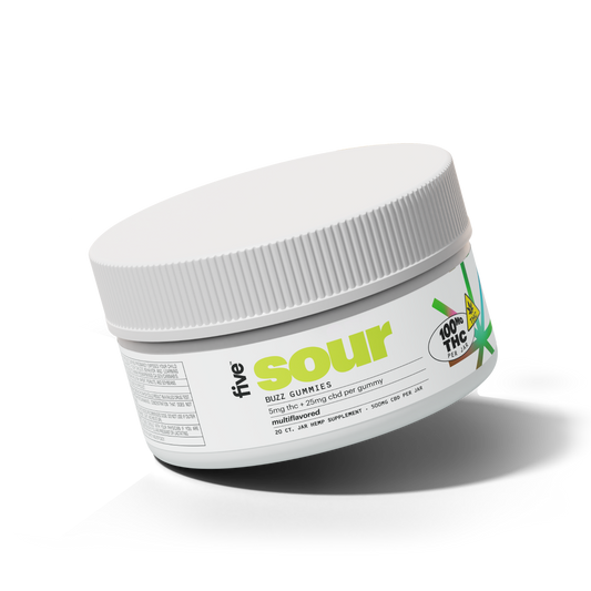 sour buzz 5mg thc gummies