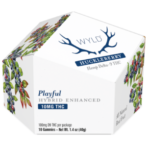 WYLD | Huckleberry Gummies | 10mg Delta-9 THC – 10 Count