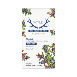 WYLD | Huckleberry Gummies | 10mg Delta-9 THC – 30 Count