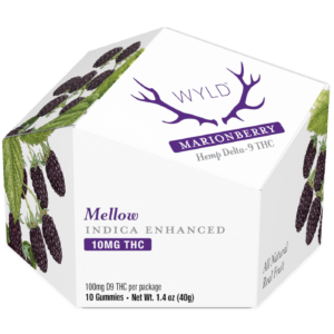 WYLD | Marionberry Gummies | 10mg Delta-9 THC – 10 Count