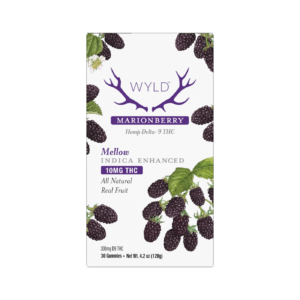 WYLD | Marionberry Gummies | 10mg Delta-9 THC – 30 Count