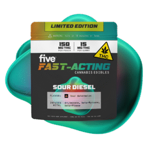 sour diesel fast-acting 15mg thc gummies